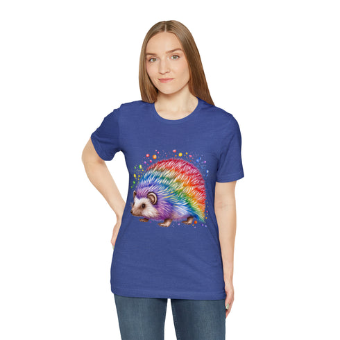 Rainbow Hedgehog - Short Sleeve Tee